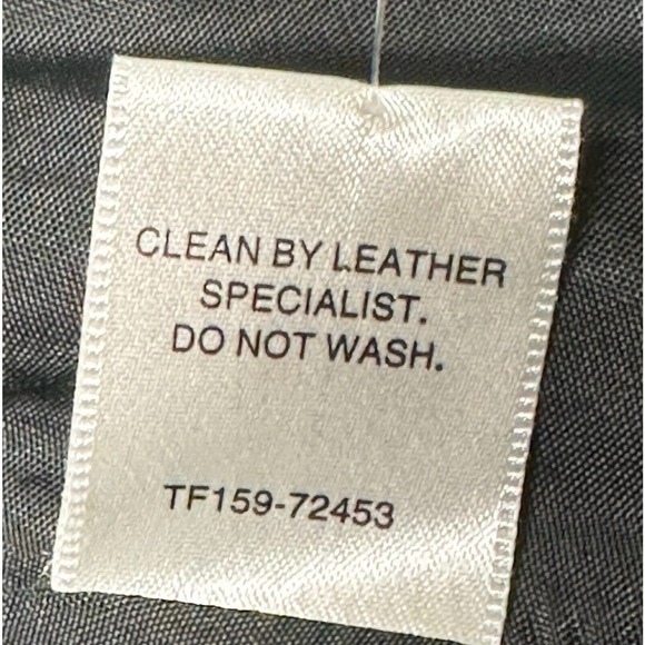 Pendleton Jacket‎ Women's Sz XL Lambs Wool & Leather Grey & Black Front Pockets - Picture 9 of 12